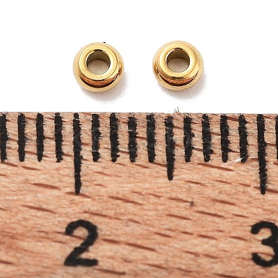 Ion Plating(IP) 202 Stainless Steel Spacer Beads LS-X-STAS-H152-03B-G-1