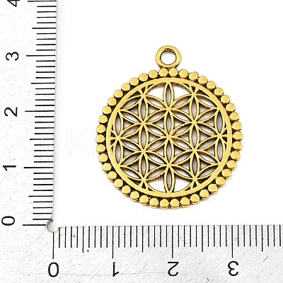 Tibetan Style Alloy Pendants AL-CBA1187-16AG-1