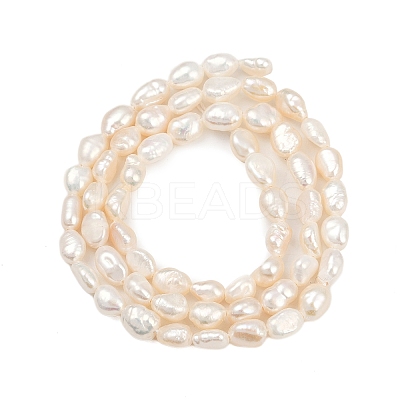 Natural Cultured Freshwater Pearl Beads Strands PEAR-P064-20G-02A-1