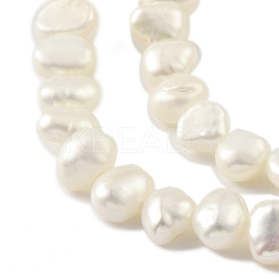 Natural Cultured Freshwater Pearl Beads Strands PEAR-A006-04H-1