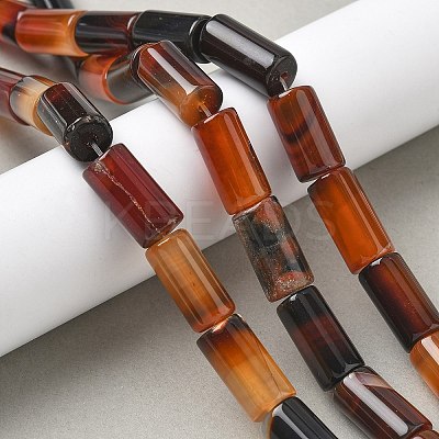 Natural Agate Beads Strands G-H295-E01-15-1