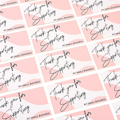 100Pcs 2Bags Thank You Card AJEW-TA0001-53B-1