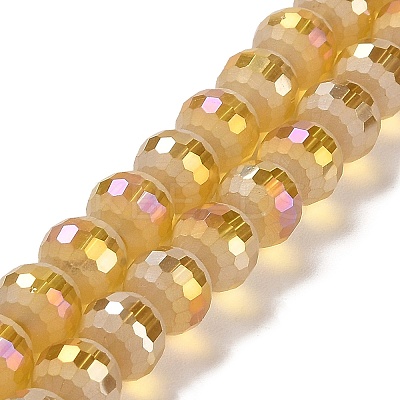 Electroplate Glass Beads Strands EGLA-Z001-03A-AB07-1