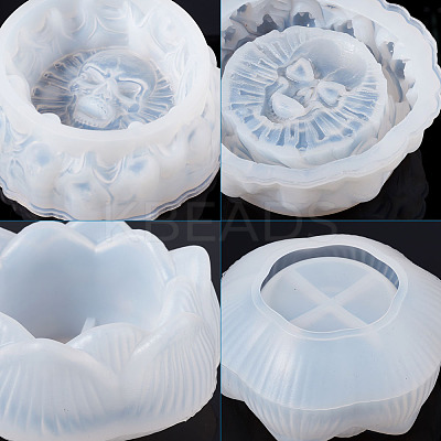 DIY Silicone Ashtray & Candle Holder Molds DIY-TA0002-89-1