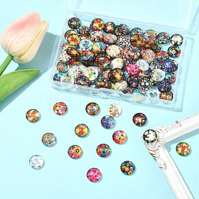 2 Bags Glass Cabochons GGLA-YW0001-25-1