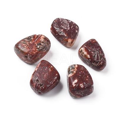 5Pcs Natural Leopardskin Beads G-FS0001-99-1