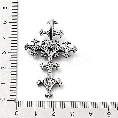 Tibetan Style Alloy Pendants TIBE-L012-004AS-1