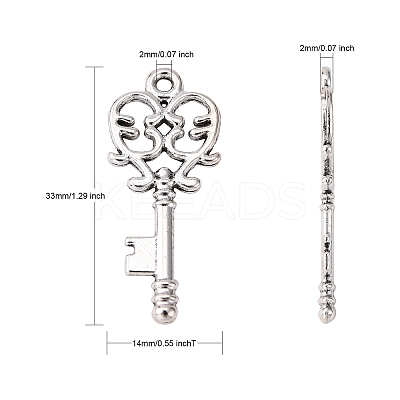 Tibetan Style Alloy Pendants LF11137Y-NF-1