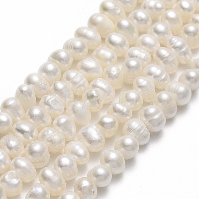 Natural Cultured Freshwater Pearl Beads Strands PEAR-F018-17D-02-1