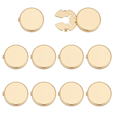 5 Pairs Brass Cufflinks BUTT-FG0001-57G-1