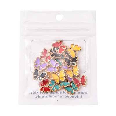 20Pcs 5 Colors Alloy Enamel Charms ENAM-YW0002-04-1