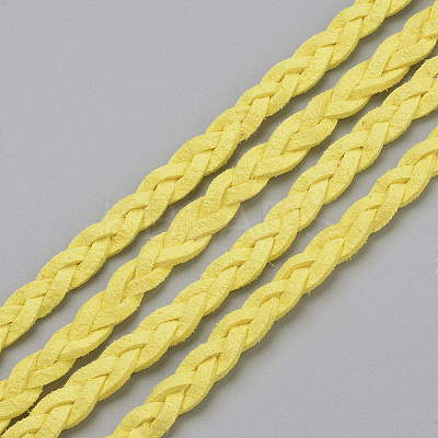 Braided Faux Suede Cord LW-Q008-2.7mm-1063-1