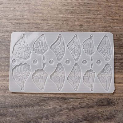 DIY Butterfly Wing & Round Pendant Silicone Molds LS-SIMO-B004-01-1
