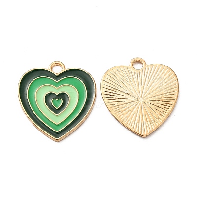 Alloy Enamel Pendants FIND-G055-21G-1