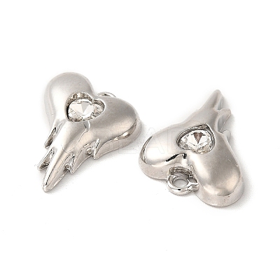 Glass Pandants PALLOY-O106-01P-01-1