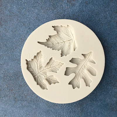 Autumn Theme Food Grade Silicone Vein Molds X-DIY-I012-63-1