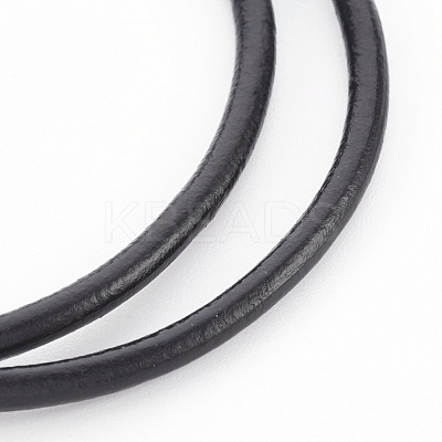 Leather Cord Necklace Making MAK-L018-06B-01-1