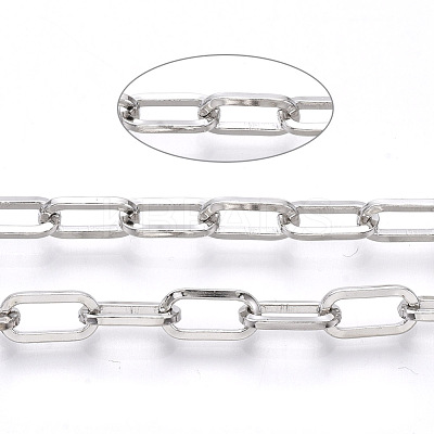Unwelded Iron Paperclip Chains CH-S125-02E-P-1