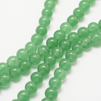 Natural Green Aventurine Bead Strands X-G-P281-01-4mm-1