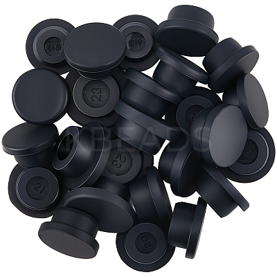 30Pcs 5 Styles Silicone Hole Plugs AJEW-GF0011-63A-1