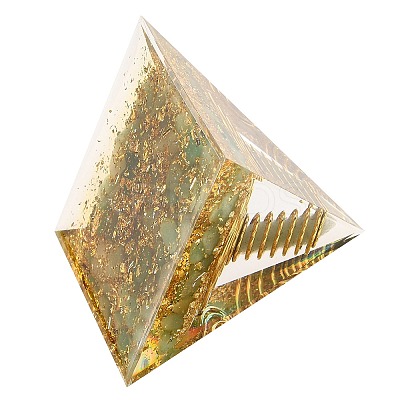 Orgonite Pyramid Resin Energy Generators DJEW-C019-01F-1