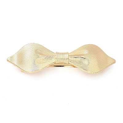 Texture Alloy Hair Barrettes AJEW-M043-01G-02-1