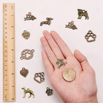 Tibetan Style Alloy Pendants TIBEP-SC0001-87-1