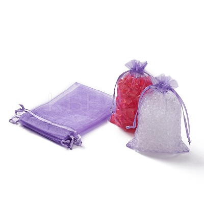 Organza Gift Bags with Drawstring X-OP-R016-10x15cm-06-1