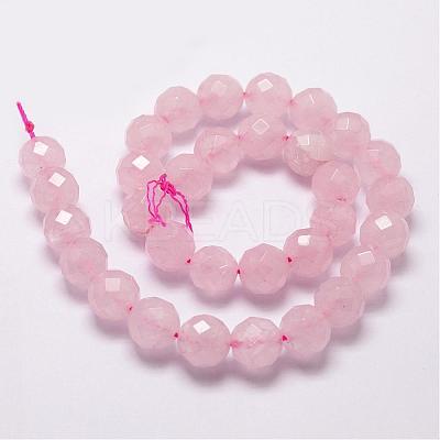 Natural Rose Quartz Beads Strands G-D840-21-6mm-1
