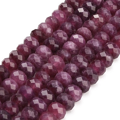 Faceted Dyed Natural White Jade Beads Strands GG-CBAE966-01B-Q-1
