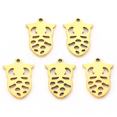 PVD Vacuum Plating 304 Stainless Steel Pendants STAS-N092-27G-1