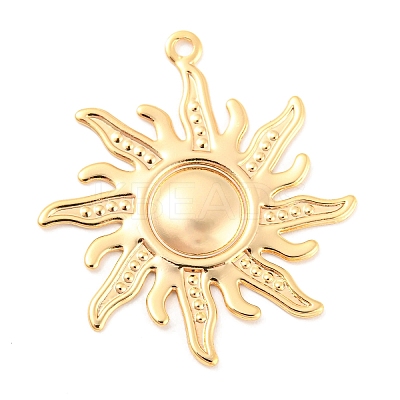 Rack Plating Brass Pendants KK-M261-08G-1