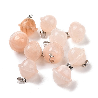Natural Pink Aventurine Pendants G-B041-01P-17-1
