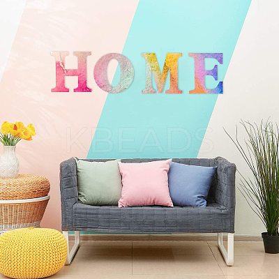 Letter Unfinished Wood Blank Cutouts LS-DIY-ZX040-01H-1