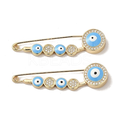 Real 18K Gold Plated Brass with Rhinestone Brooches JEWB-M040-01G-01-1