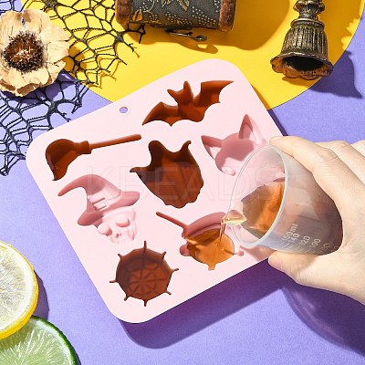 2Pcs Halloween Theme Silicone Molds ST-CJ0007-99-1