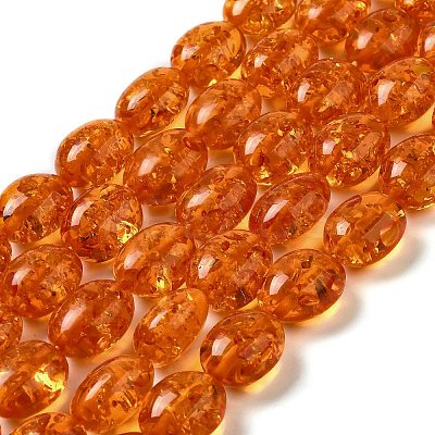 Resin Imitation Amber Beads Strands X-RESI-Z017-03-1