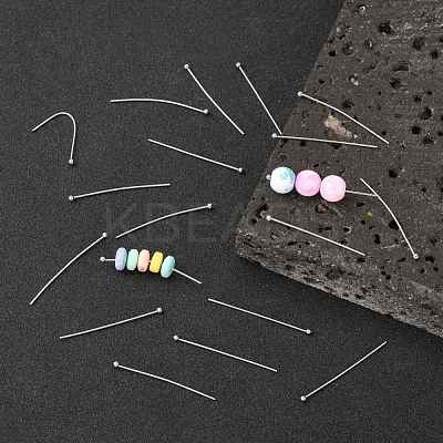 Tarnish Resistant 304 Stainless Steel Ball Head Pins STAS-K146-045-35x0.7mm-1