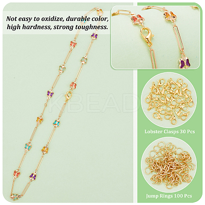 DIY Chain Bracelet Necklace Making Kit DIY-PH0017-38A-1