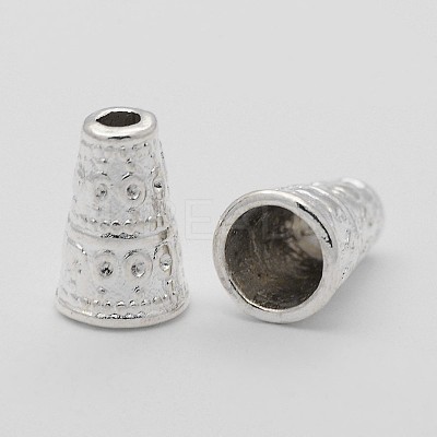 Tibetan Style Alloy Caps K0906022-1