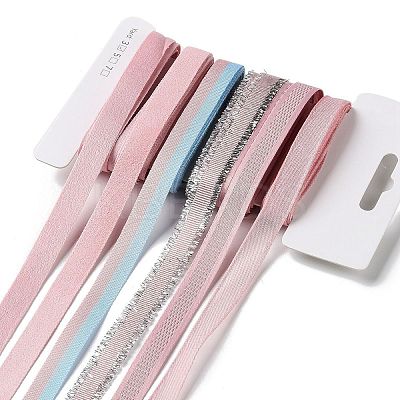 18 Yards 6 Styles Polyester Ribbon SRIB-Q022-D08-1