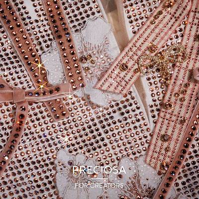 Preciosa® MAXIMA Crystal Round Stones Y-PRC-RBSS10-70350-1