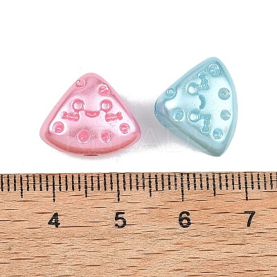 Opaque ABS Imitation Pearl Beads MACR-K361-33-1