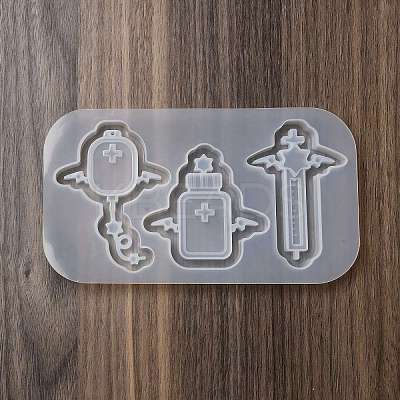 DIY Quicksand Jewelry Silicone Molds X-DIY-P074-05B-1