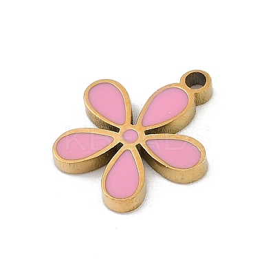 304 Stainless Steel Enamel Charms STAS-I325-102A-G-1