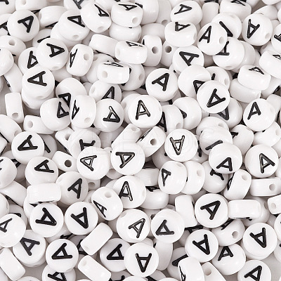500Pcs Acrylic Beads SACR-TA0001-55A-1