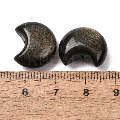 Natural Golden Sheen Obsidian Beads G-Z156-A05-1