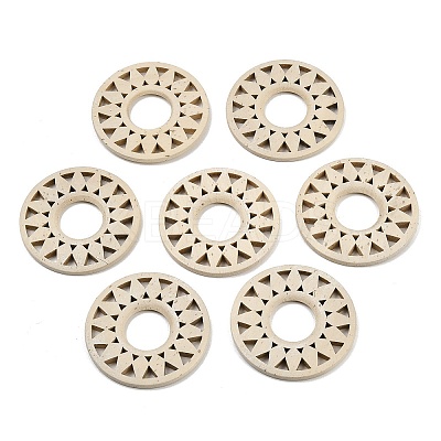 (Defective Closeout Sale: Wormhole) Wood Hollow Sunflower Crystal Ball Holders LS-WOOD-XCP0002-11-1