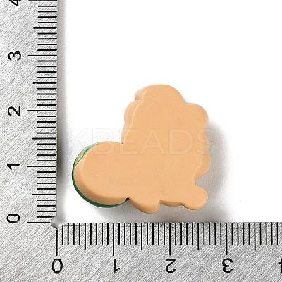 Christmas Theme Opaque Resin Cabochons RESI-F053-B08-1