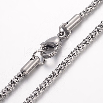 Non-Tarnish 304 Stainless Steel Necklace LS-MAK-K004-02P-1